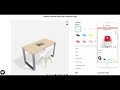 Parametric online 3d furniture configurator