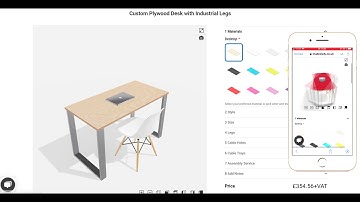 Parametric Online 3D Furniture Configurator