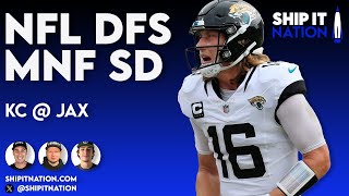 NFL Week 5 MNF Showdown | Chiefs @ Jaguars | DraftKings DFS Picks, Plays &amp; Process