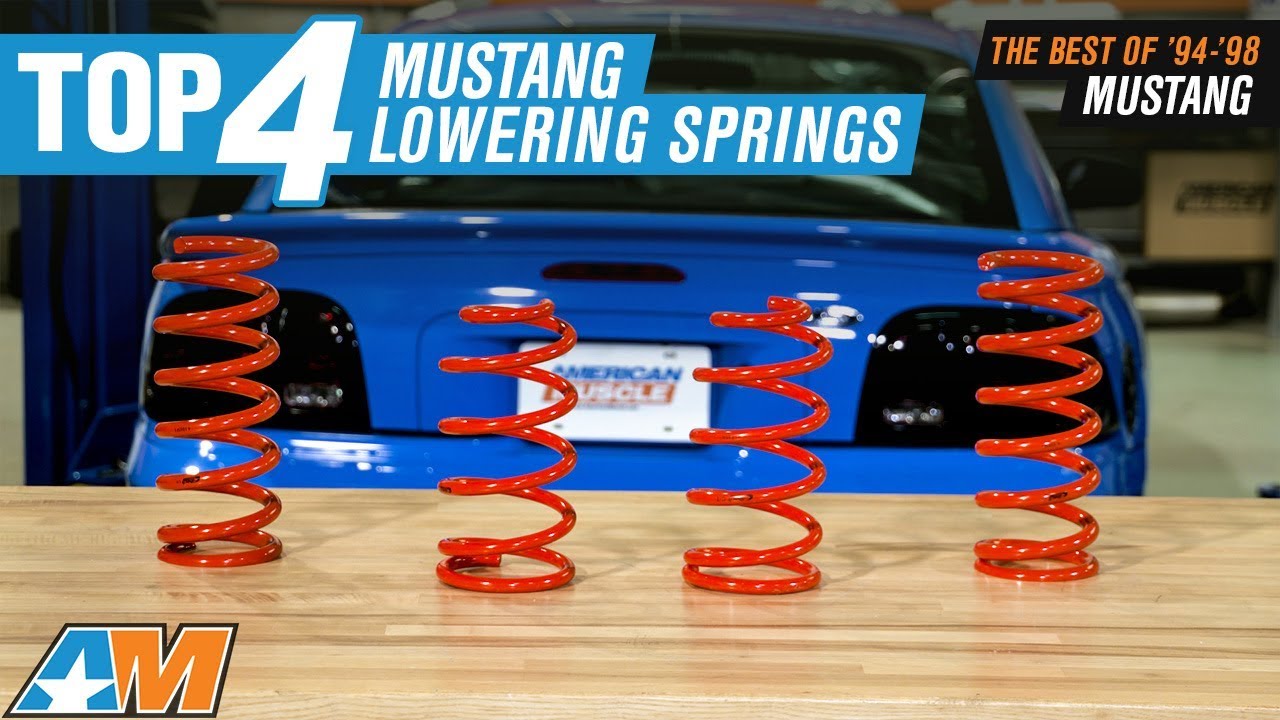 The 4 Best Mustang Lowering Springs For 1994-1998 Mustangs - YouTube