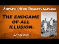 580 bhagavan ramana satsang  the end game of all illusion