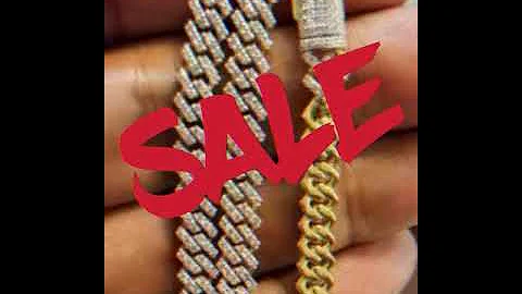 Hip Hop Diamond Cuban Link Iced Out Chains | Diamond Chain | Hip Hop Jewelry | Jewels Queen
