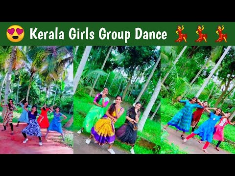 Kerala Girls Tamil Song Kuthu Group Dance Tik Tok Videos   Kerala tamil Ponnunga Dance Videos