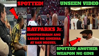 Spotted Ray Parks Jr. Sinuportahan Laban Ng Ginebra At Smbunseen Ginebra Dugout