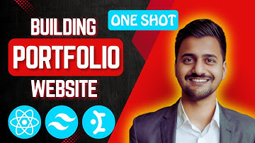 Building Portfolio Website Using React and Tailwind with deployment | One Shot