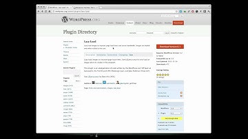 Lazy Load plugin Wordpress