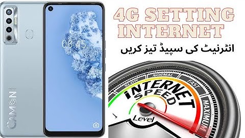 Tecno Camon 17 internet setting 4g Data Fix