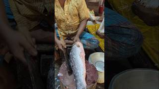 Amazing Big Rohu Fish Chopping Live In Fish Market