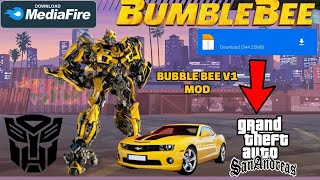 How to install transformers bubblebee mod in GTA San Andreas android (GTA San Andreas)#gtasanandreas