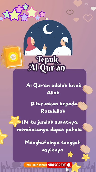 Ice breaking seru di bulan Ramadhan Tepuk Al Qur'an memperingati Nuzul Quran #belajar #tk #paud #sd