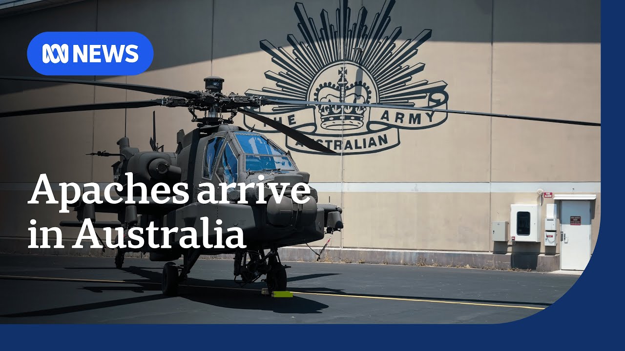 New Apache attack helicopters arrive in Townsville | ABC NEWS
