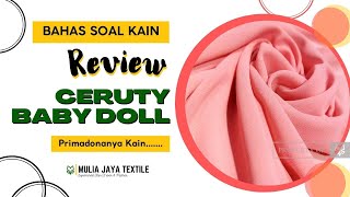 Review Lengkap Kain Ceruti Babydoll