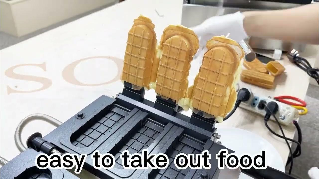waffle paletas waffle popsicle maker insert YouTube