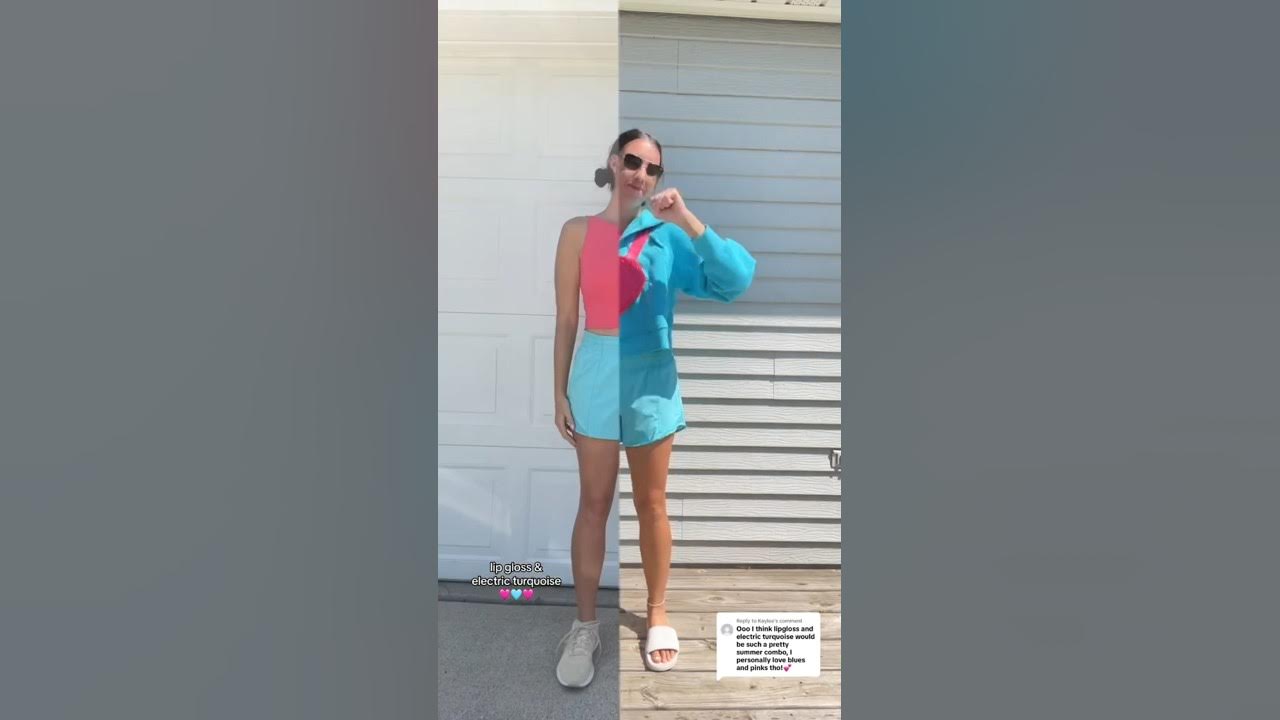 lululemon lip gloss & electric turquoise 🩷🩵🩷 lululemoncreator 