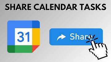 How to Share Tasks Google Calendar Tutorial - 2025