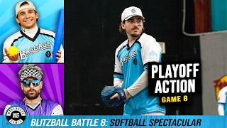 Rookie Takes the Mound in Playoffs! | Baggage vs MacFlurry | Blitzball Battle Softball Spectacular