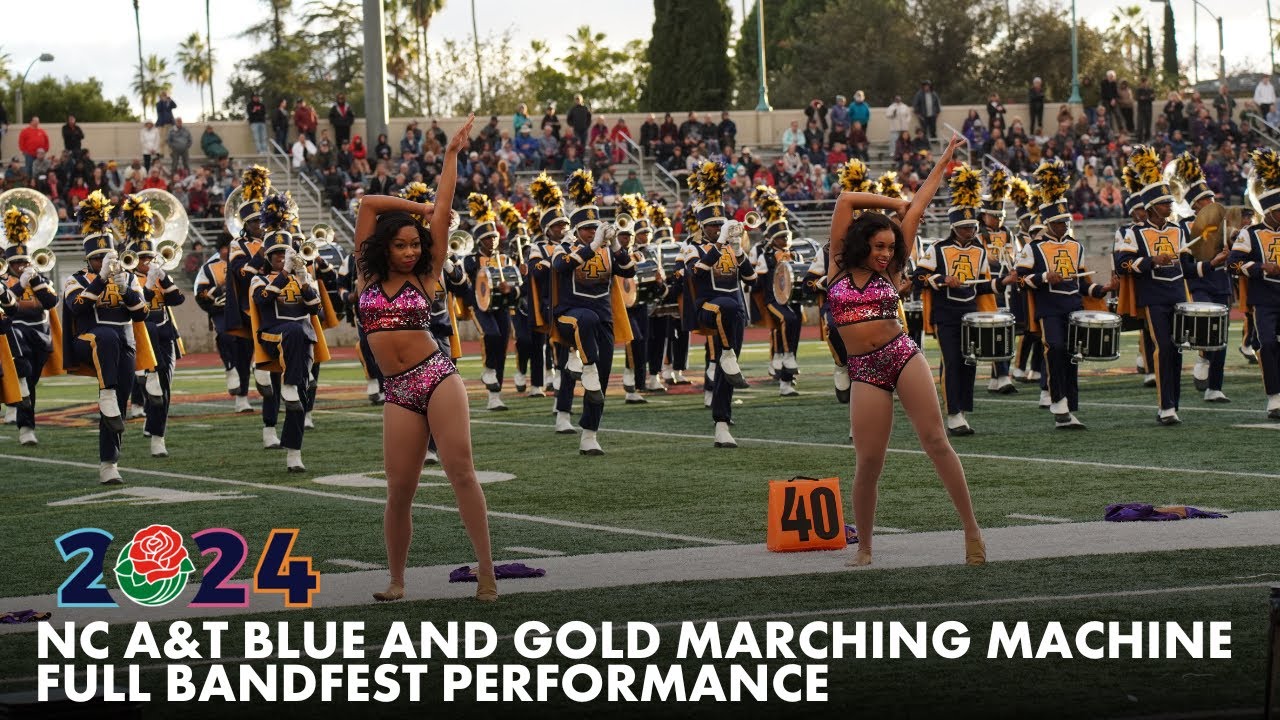 Machine Marching Work NC A&T Blue and Gold Marching Machine | 2024 Bandfest Show 3 - FULL ...