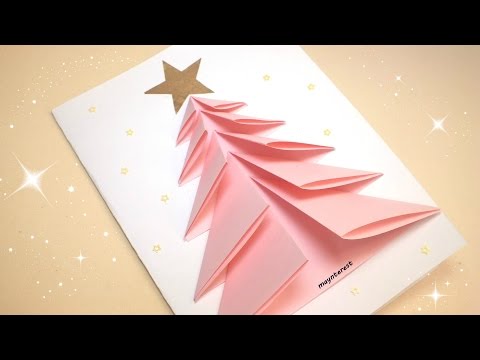 Manualidades Navidad: TARJETA DE FELICITACIÓN NAVIDEÑA - Fácil y rápido