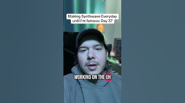 Making Synthwave Everyday until I’m famous: Day 37 #synthwave #retrowave #indiedance #synthpop