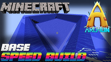 Minecraft Factions: Archon Silver Base Speed Build!