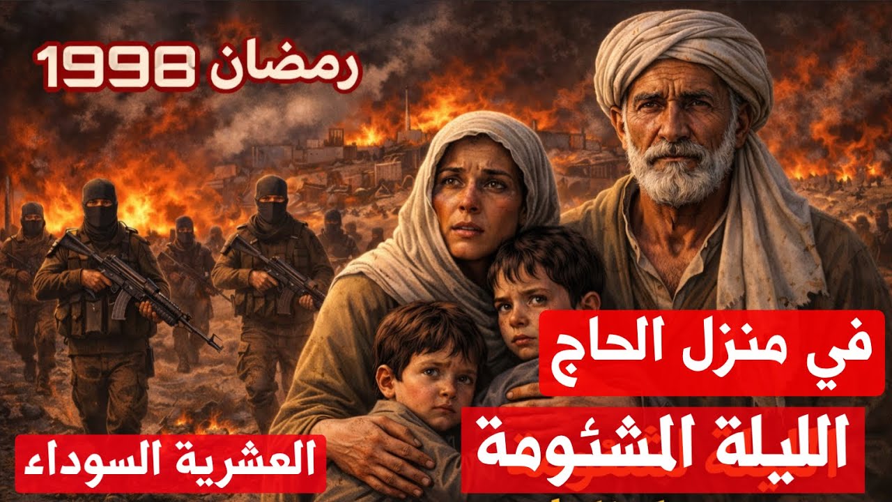 ليلة الرعب في دار الحاج إبراهيم | قصة حقيقية من العشرية السوداء – رمضان 1998