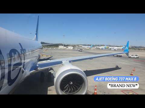 Brand New AJet Boeing 737 MAX 8 | Flight Report | SAW -TZX