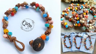 Tutorial Gelang Tali Batu Kerikil by Qies Art 310 views 3 months ago 7 minutes, 31 seconds