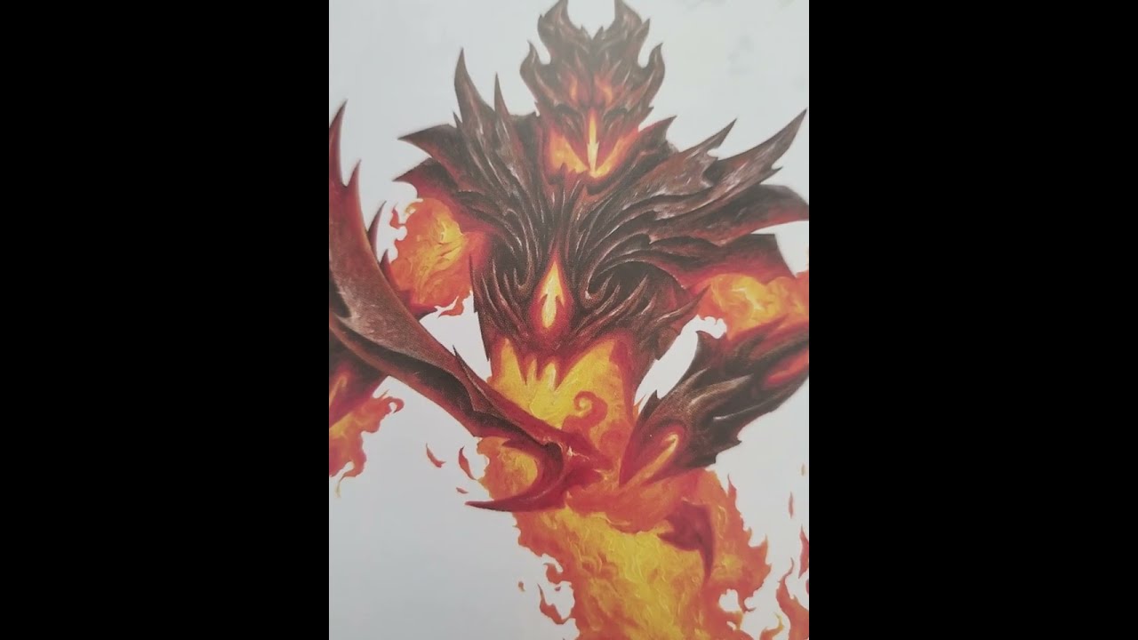 Fire Elemental Myrmidon DND 5e Fire element myrmidon shorts short