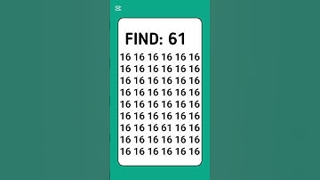 optical illusion test for the genius find the hidden number in the puzzle #shortsfeed #opticalillusi