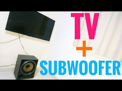 Vídeo: Você pode conectar um subwoofer de carro à sua TV?