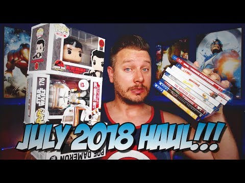 July 2018 Blu-Ray Haul!   ...Craziest Filming Interruption Yet!