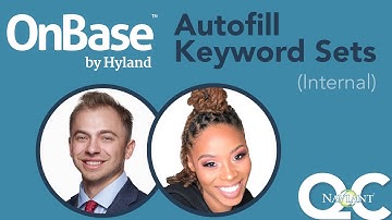 How To Configure Autofill Keyword Sets in OnBase