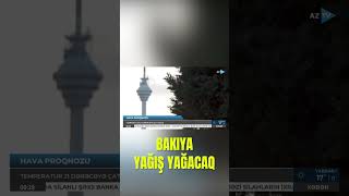Bakıya Yağış Yağacaq