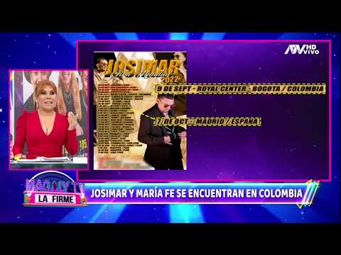 ¿María Fe Saldaña acompañará a Josimar por su gira europea?