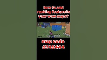 how to add ranking feature in your wow maps? #wow #wowmap #wowmodepubg #wowupdate #pubgmobile #bgmi
