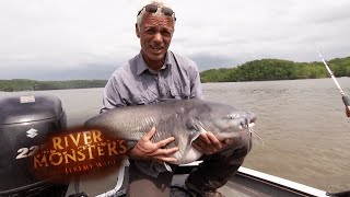 Catching 58 Pound Catfish In Missouri | Catfish | River Monsters