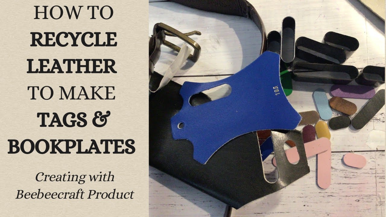 How to Recycle Leather to Make Tags & Bookplates YouTube