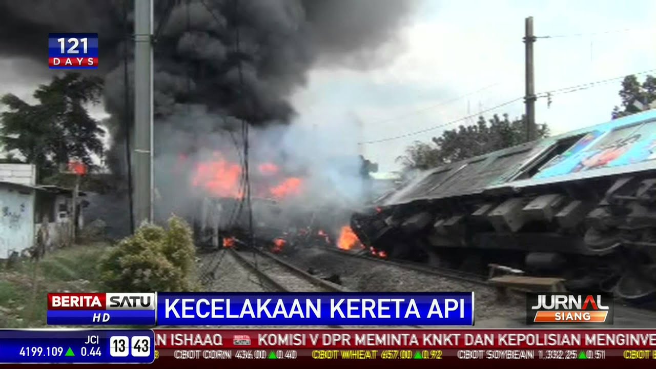 Kronologi Tabrakan Truk Tangki dan Commuter Line