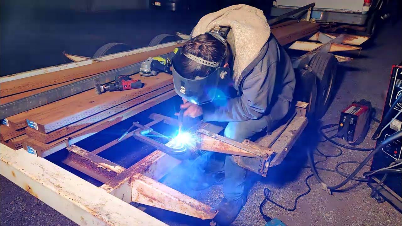 Camper Trailer to Flatbed Conversion YouTube