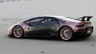 Lamborghini Huracan Wrapped In Rose D Chrome 3D Changer Pro 3