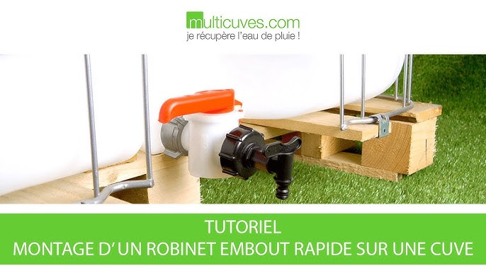 Kit vertical de raccordement pour 2 cuves