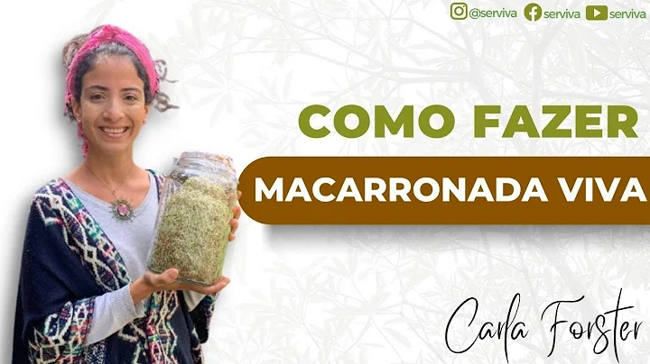RECEITA: Macarronada Viva  - Alimentao Viva - Carl...