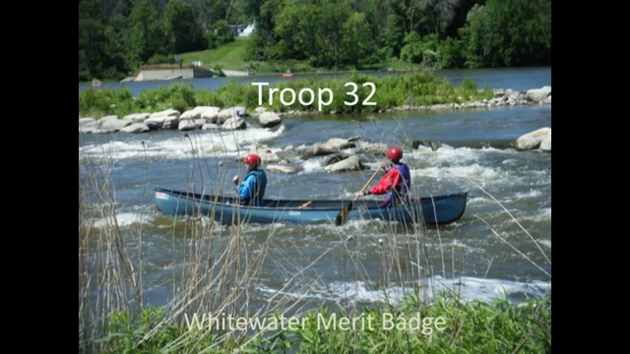 Troop 32 Whitewater Merit Badge YouTube