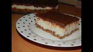 Ukusniji kolač od ovog niste probali~Neodoljive kokos kocke bez pečenja!~Coconut cake-no bake