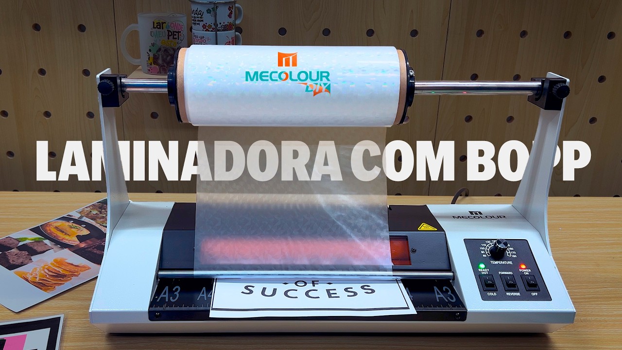 Como Profissionalizar seus Trabalhos com a Laminadora com BOPP Mecolour