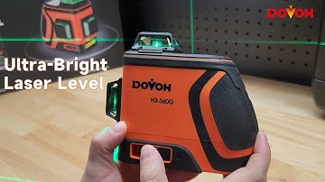 DOVOH 3X360° ULTRA-BRIGHT GREEN LASER LEVEL (H3-360G)