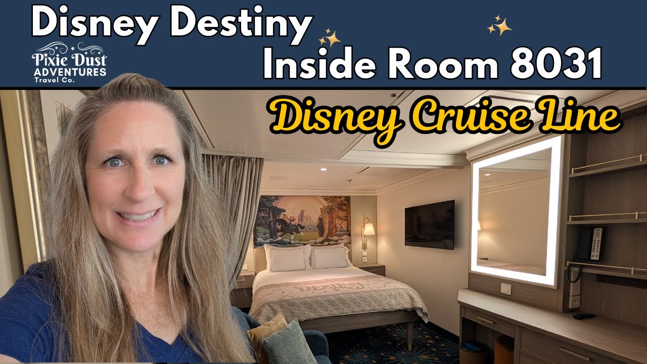 Disney Destiny Cruise Inside Room 8031 FULL Tour