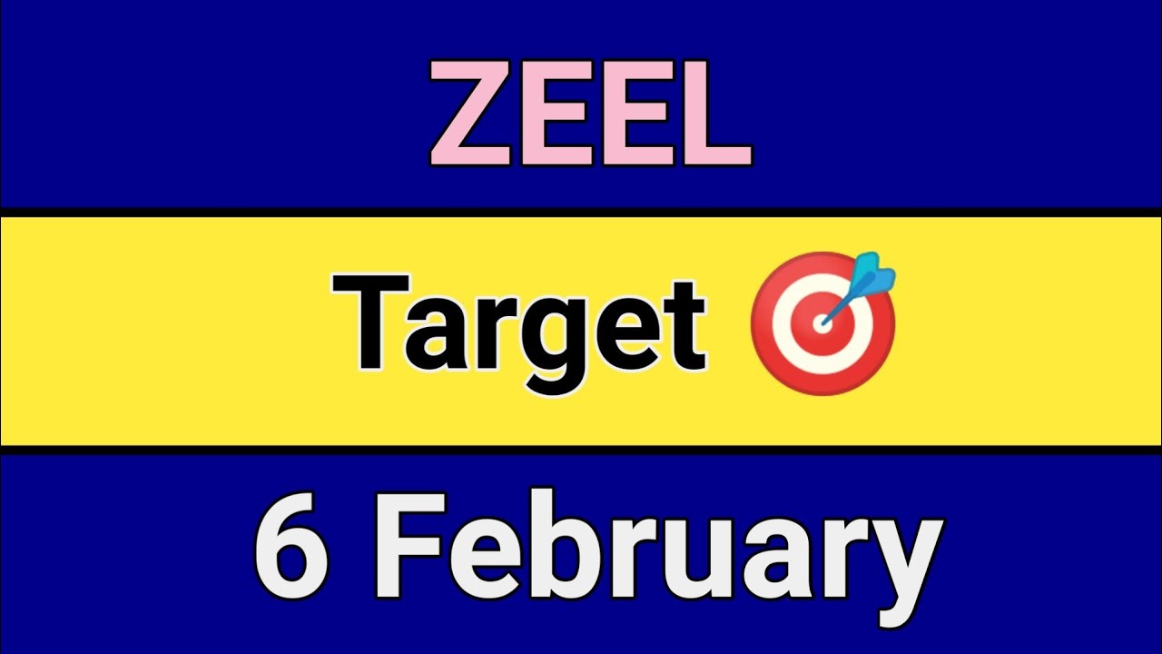 Zeel share latest news today zeel share news zeel share price target tomorrow 6 Feb YouTube
