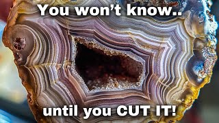 Unlocking Hidden Beauty By Cutting Agates Open