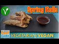 Spring rolls vegetarian vegan